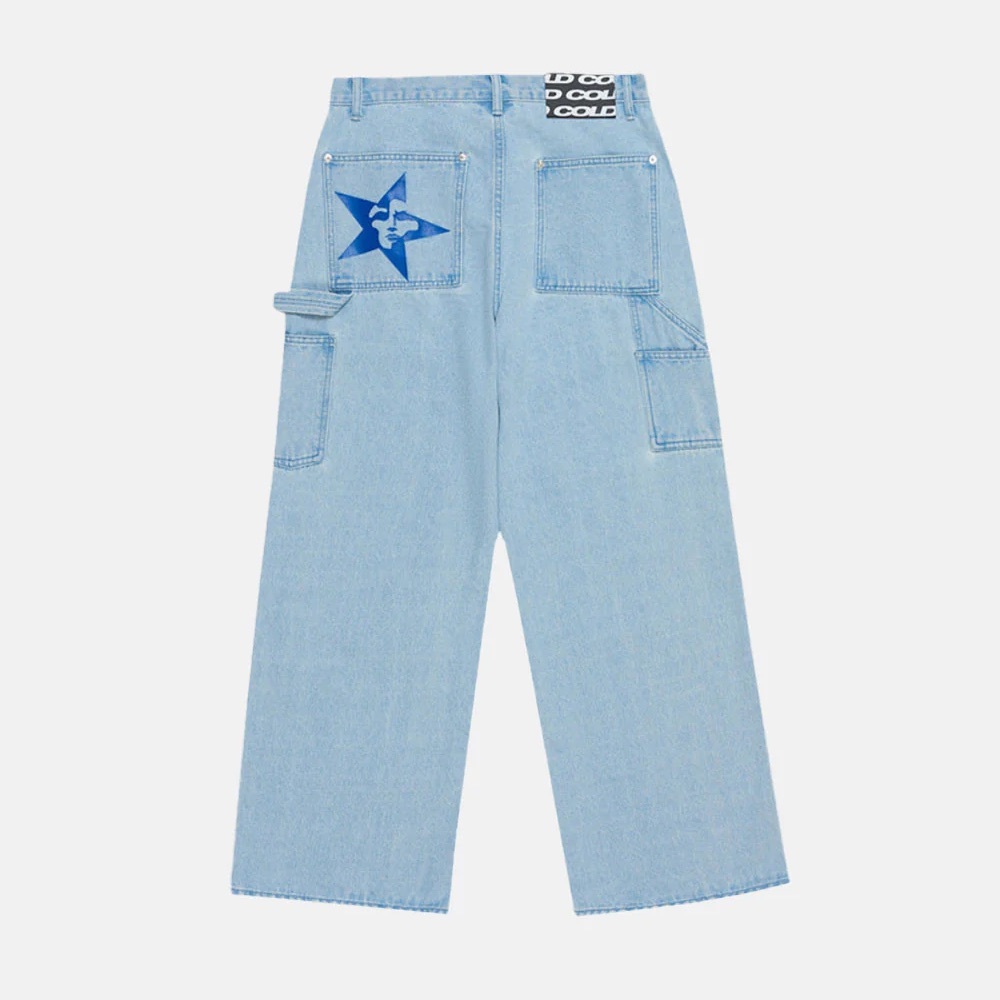 COLDCULTURE V1 CARPENTER PANTS LIGHT DENIM - XL
